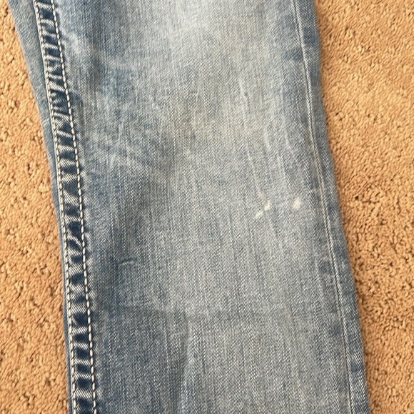 BKE Buckle Aiden Mens Bootleg Medium Wash Blue Jeans Size 26S (26x27) - Picture 2 of 5